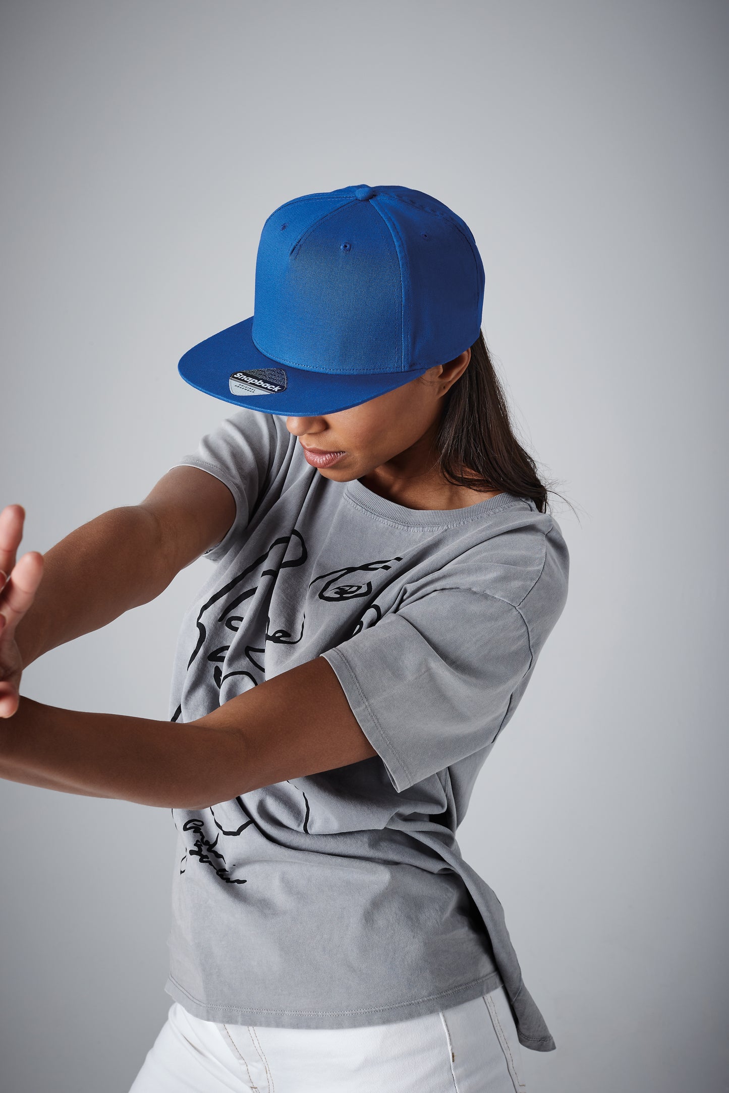 Čepice - 5 Panel Snapback Rapper Cap